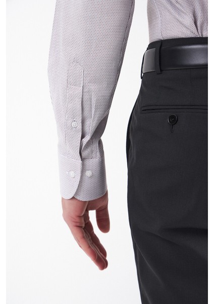 Erkek Kahve Pamuk Regular Fit Klasik Gömlek GM21K212083_K11 fırsatları