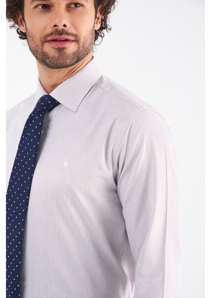 Erkek Kahve Pamuk Regular Fit Klasik Gömlek GM21K212083_K11 indirimleri