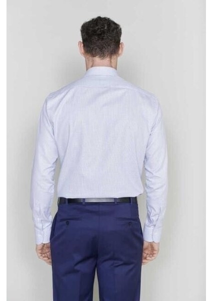 Erkek Lacivert Pamuk Regular Fit Klasik Gömlek GM21K212083_K39 fiyatları