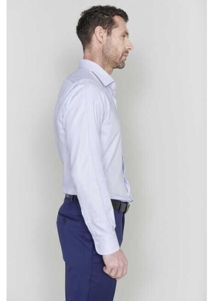 Erkek Lacivert Pamuk Regular Fit Klasik Gömlek GM21K212083_K39 indirimleri