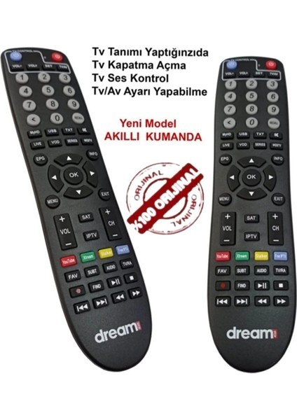 Masterplus Uydu & Tv Akıllı Kumandası (Orjinal) fiyatları