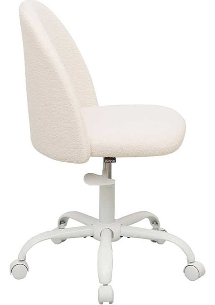 Curve Çalışma Sandalyesi - Beyaz 61X58,5X81,5-91 cm fırsatları