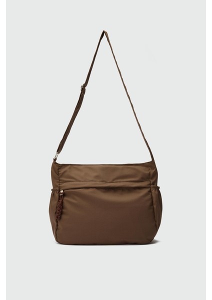 Amou Çok Cepli Çapraz Çanta Kahve