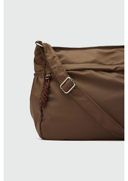 Amou Çok Cepli Çapraz Çanta Kahve fırsatları