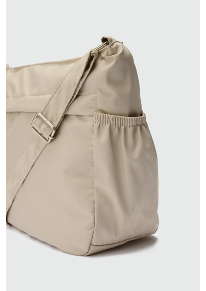 Amou Çok Cepli Çapraz Çanta Bej indirimleri