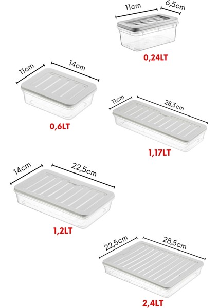 9'lu Set Freshbox Mikrodalga ve Difrize Uygun Saklama Kabı indirimleri