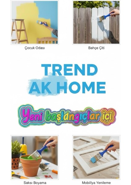 Lüks Kestirme Fırçası No:1.5 Boya Fırçası