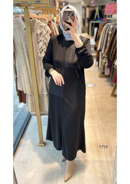 Leopar Desenli Elbise