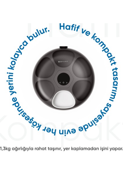 6 Hazneli Akıllı Mama Kabı Uygulama Kontrollü, Soğutuculu, Yaş Mama Uyumlu