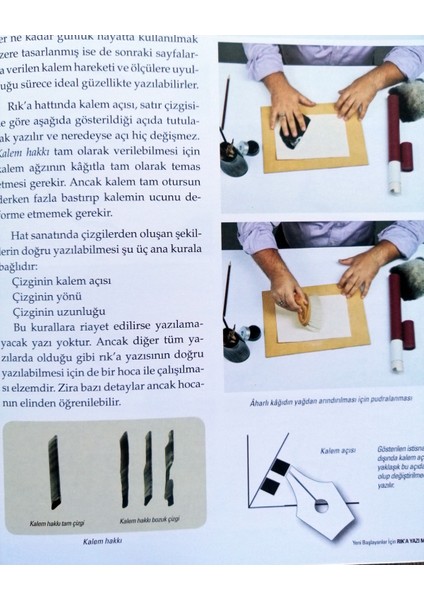 Yeni Başlayanlar Için Rık’a Yazı Metodu-Hat Kitabı-Rika Kitap fırsatları