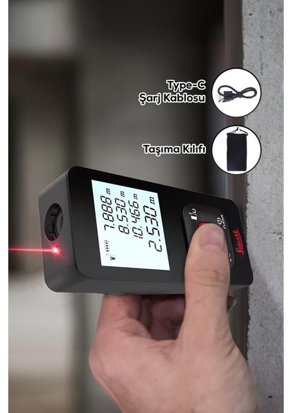 Şarjlı Lazer Ölçüm Cihazı