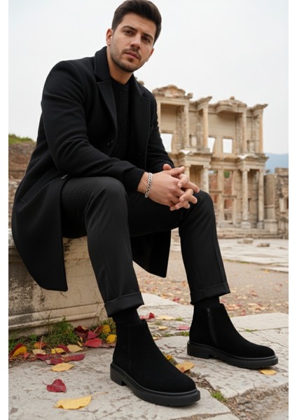 Astra Hakiki Deri Çift Fermuarlı Erkek Casual Kışlık Bot indirimleri