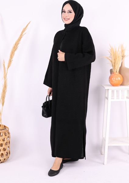 Kabartma Desen Hırka 9085 Siyah fiyatları