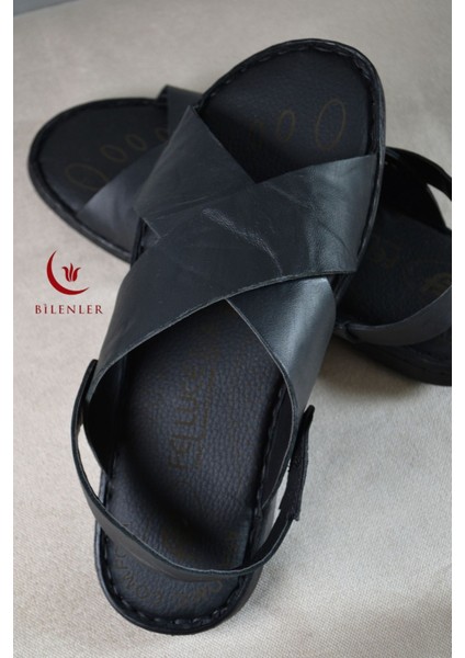 Erkek Çapraz Model Yumuşak Taban Sandalet&terlik Hac, Umre ve Günlük Kullanıma Uygun