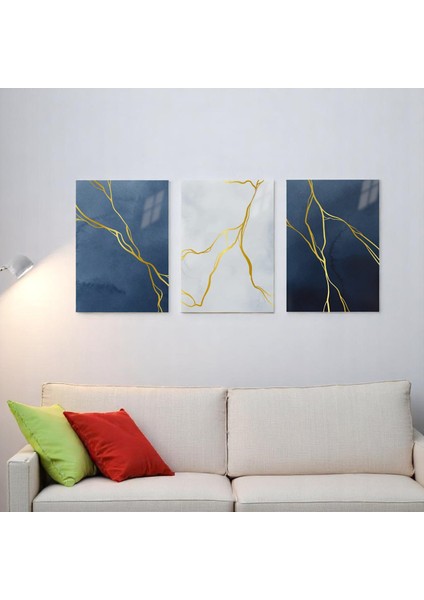 :temperli Cam Üçlü Set Tablo, Tablo, Üçlü Tablo, Uv Baskı, Cam Tablo, 3’lü Set, CUT002 modelleri