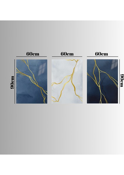 :temperli Cam Üçlü Set Tablo, Tablo, Üçlü Tablo, Uv Baskı, Cam Tablo, 3’lü Set, CUT002