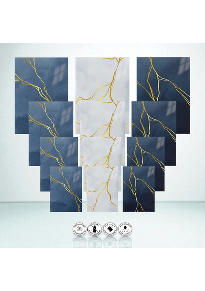 :temperli Cam Üçlü Set Tablo, Tablo, Üçlü Tablo, Uv Baskı, Cam Tablo, 3’lü Set, CUT002