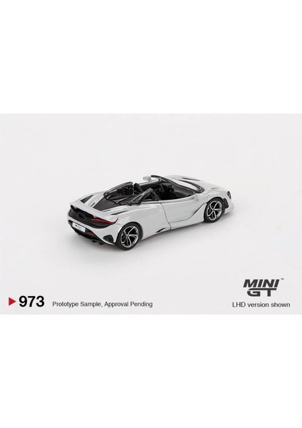973 Mclaren 750S Spider Cirrus Grey 1/64 Model Araba