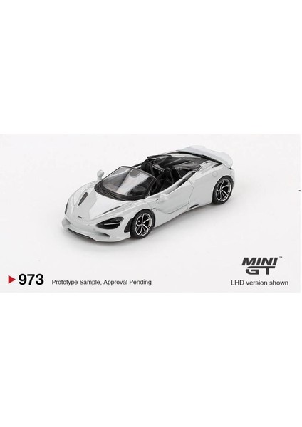 973 Mclaren 750S Spider Cirrus Grey 1/64 Model Araba modelleri