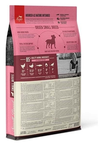 Karışık Orıjen Small Breed Puppy ve Adult Köpek Maması 1,8 kg fiyatları