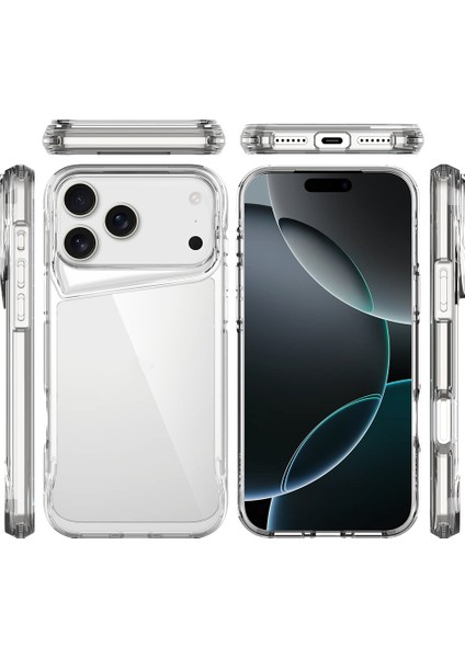 iPhone 12 Kılıf Tam Koruma Sağlayan ve Ultra Sert Yapılı Draco Premium Şeffaf Silikon Kapak modelleri