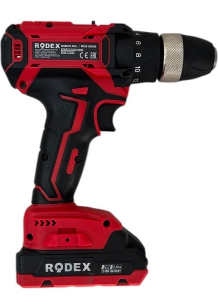 RDX3375 20V 2.0A Li-Ion AKÜLÜ VİDALAMA DELME SETİ KIRMIZI modelleri