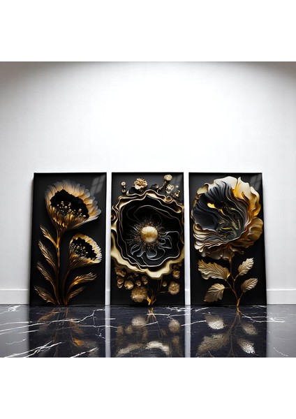 :temperli Cam Üçlü Set Tablo, Tablo, Üçlü Tablo, Uv Baskı, Cam Tablo, 3’lü Set, CUT001 fiyatları