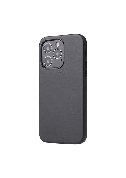 iPhone 13 Pro Max Wireless Şarj Destekli ve Kadife Kaplamalı Premium Pu Deri Kapak Ryc/eyzi