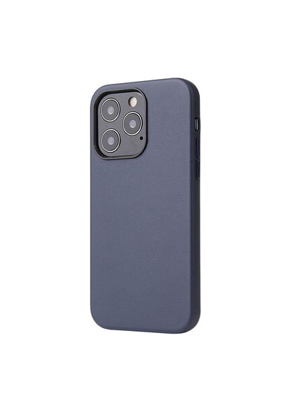 iPhone 13 Pro Wireless Şarj Destekli ve Kadife Kaplamalı Premium Pu Deri Kapak Ryc/eyzi