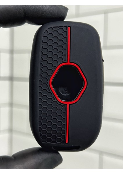 Renault Clio 5 Megane 4 Captur Kadjar Symbol Taliant Express Petek Desenli Silikon Anahtar Kılıfı fırsatları