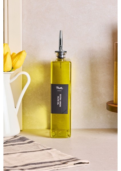 Molivet 750ML Gümüş Kapak Cam Yağdanlık-Sosluk modelleri
