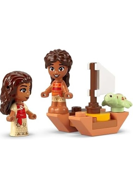 ǀ Princess Moana Nın Ada Eğlencesi 43260, 5 Yaş ve Üzeri Kız ve Erkek Çocukları Için Yaratıcı Oyuncak Yapım Seti, 2 Mini Bebek Figürü ve Ev (175 Parça) fiyatları