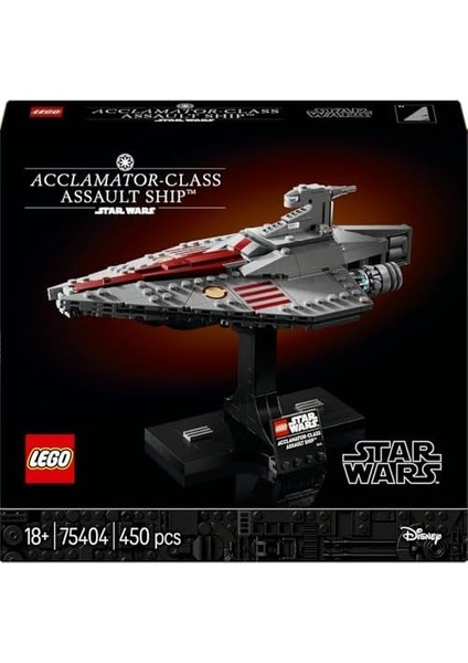 Acclamator Sınıfı Hücum Gemisi 75404 - Seven Yetişkinler Için Koleksiyonluk Yaratıcı ve Keyifli Model Yapım Seti, Doğum Günü Hediyesi (450 Parça) fiyatları