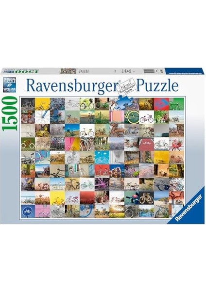 160075 99 Bisiklet Yetişkin Puzzle, 1500 Parça, Çok Renkli fiyatları