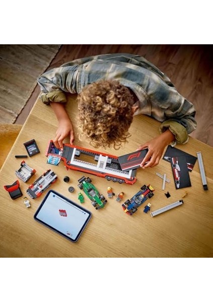 City RB20 ve AMR24 F1 Arabalı F1 Kamyonu 60445-8 Yaş ve Üzeri Çocuklar Için Yarış Arabalı Yaratıcı Oyuncak Yapım Seti Doğum Günü Hediyesi (1086 Parça) fiyatları