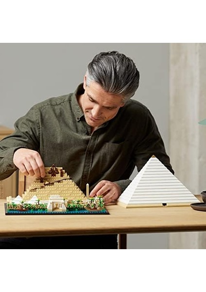 Architecture Mimari Simgeler Koleksiyonu: Keops Piramidi 21058 - Yetişkinler Için Koleksiyonluk Model Yapım Seti (1476 Parça) fiyatları