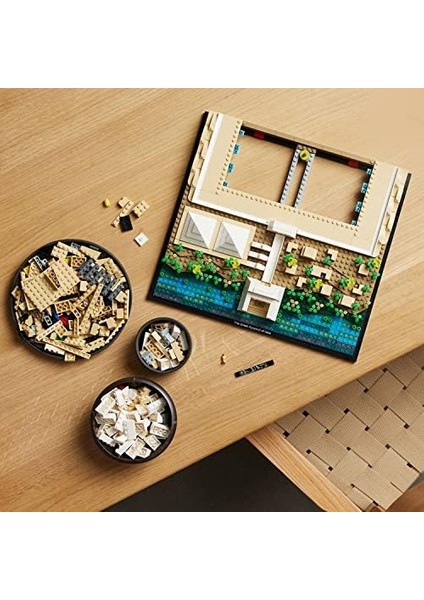 Architecture Mimari Simgeler Koleksiyonu: Keops Piramidi 21058 - Yetişkinler Için Koleksiyonluk Model Yapım Seti (1476 Parça) modelleri