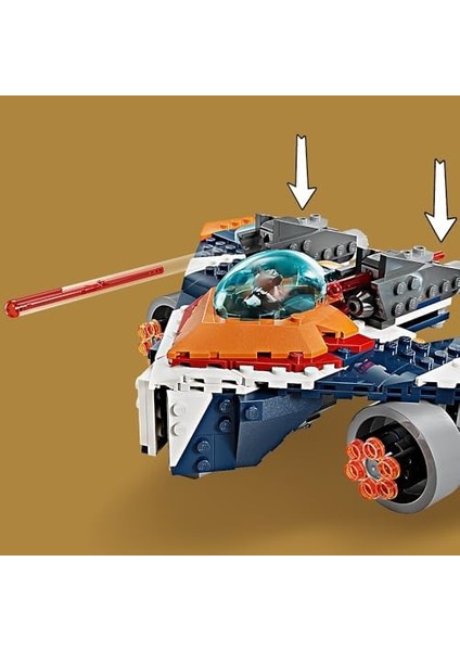 | Rocket In Warbird Aracı Ronan A Karşı 76278 - 8 Yaş ve Üzeri Süper Kahraman Seven Çocuklar Için Inşa Edilebilen Uzay Gemisi Içeren Yaratıcı Oyuncak Yapım Seti (290 Parça) modelleri