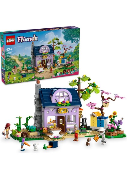 Friends Arıcıların Evi ve Çiçek Bahçesi 42669-12 Yaş ve Üzeri Gençler Için Mini Bebek Içeren Yaratıcı Oyuncak Yapım Seti, Doğum Günü Hediyesi (1161 Parça)