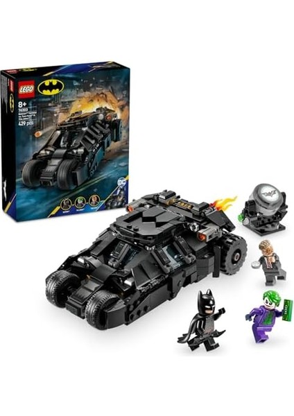 Dc Batman: Batman Tumbler, Two-Face ve Joker E Karşı 76303-8 Yaş ve Üzeri Çocuklar Için Yaratıcı Oyuncak Yapım Seti, Doğum Günü Hediyesi (429 Parça) fiyatları