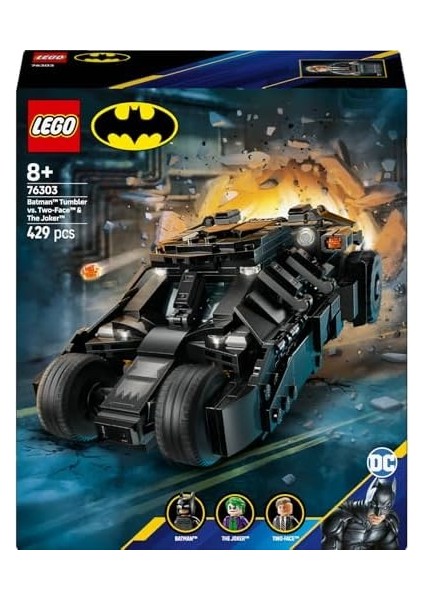 Dc Batman: Batman Tumbler, Two-Face ve Joker E Karşı 76303-8 Yaş ve Üzeri Çocuklar Için Yaratıcı Oyuncak Yapım Seti, Doğum Günü Hediyesi (429 Parça) modelleri