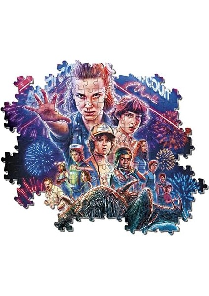 39653 Stranger Things THINGS-1000 Made In Italy, 1000 Parça, Tv Dizisi, Netflix, Ünlü Film Bulmacaları, Yetişkin Eğlenceli, Çok Renkli, Orta fiyatları