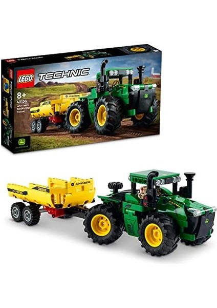 John Deere 9620R 4WD Traktör 42136-8 Yaş ve Üzeri Çocuklar Için Oyuncak Traktör Yapım Seti (390 Parça) fiyatları