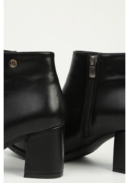 Siyah Yarım Fermuarlı Bot PC-54984 fırsatları