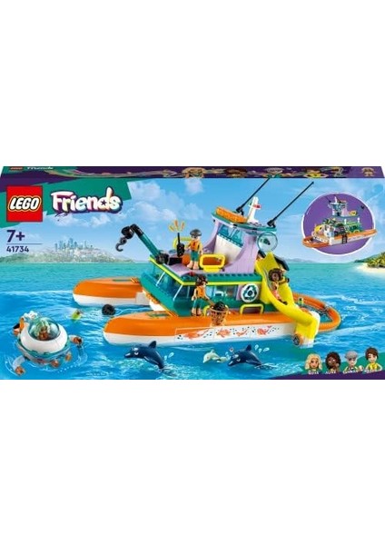 Friends Deniz Kurtarma Teknesi 41734 Oyuncak Yapım Seti (717 Parça) modelleri