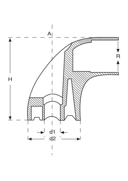 Plastik Profil Boru Kulp Başlık 20 mm fiyatları