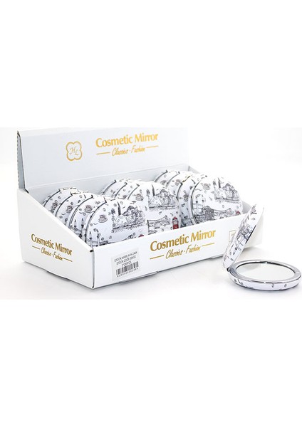 Taşlı İstanbul Tasarımı El Aynası Kalın Model 7 fiyatları