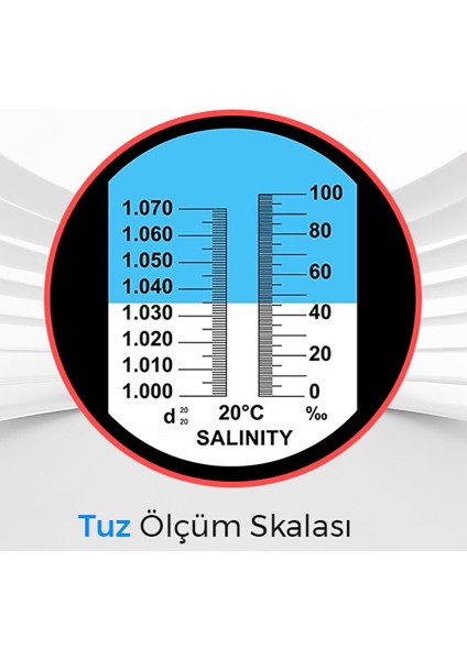 Tuzluluk ve Yoğunluk Ölçer Refraktometre | Dürbün Tip Brix Ölçer fiyatları