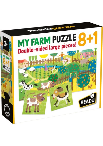 Puzzle 8+1 Farm (2-5 Yaş) IT20867