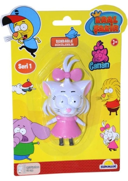 02971 Kral Şakir Bendable Bükülebilir Figür Canan 11 cm